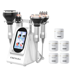 FREYARA Urządzenie do Kawitacji 80K 4w1 + 5 Opakowań Żelu Pielęgnacyjnego FREYARA po 300 g