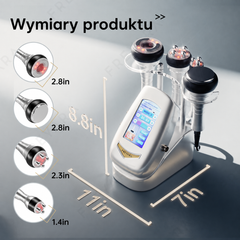 40K 4w1 RF Ultradzwiękowa Kawitacja Vacuum, Urządzenie do Liposukcji i Wyszczuplania, Twarz, Ramiona, Talię, Brzuch, Nogi