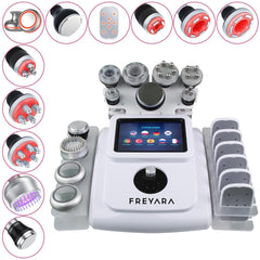 80K 11w1 Urządzenie RF z Kawitacją Ultradźwiękową z 6 Paskami EMS/Lipolaser, Profesjonalny System Modelowania Sylwetki, Antycellulitowy Masażer do Salonu i SPA