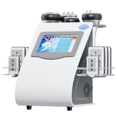 6w1 40K RF Ultradzwiękowa Kawitacja Vacuum, Masażer do Liposukcji i Wyszczuplania, RF do Twarzy, Wielofunkcyjne Głowice i Podkładki, Do SPA i Domu, Wtyczka EU