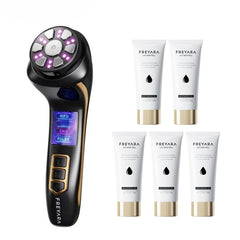 FREYARA FacialDefy 2.0 Urządzenie HIFU 4w1 + 5 Tubek Żelu Pielęgnacyjnego FREYARA po 100 g