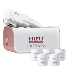 FREYARA FacialDefy 3.0 Urządzenie HIFU-RF + 5 Opakowań Żelu Pielęgnacyjnego FREYARA po 300 g