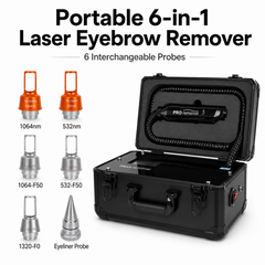 Profesjonalny Laser Pikosekundowy LASER FacialPure 5.0 w Walizce – Bezinwazyjne i Bezbolesne Usuwanie Tatuażu oraz Brwi, Technologia Brilliant Black