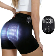 EMS-BodyFirming J12 – Modelujące spodenki EMS i TENS z podwójnym impulsem, 8 trybów i funkcja podgrzewania dla widocznego liftingu, ujędrnienia i wzmocnienia mięśni brzucha