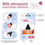 80K Maszyna do Kawitacji, 3w1 Ultrasoniczny System Modelowania Sylwetki, Masażer do Spalania Tłuszczu i Cellulitu