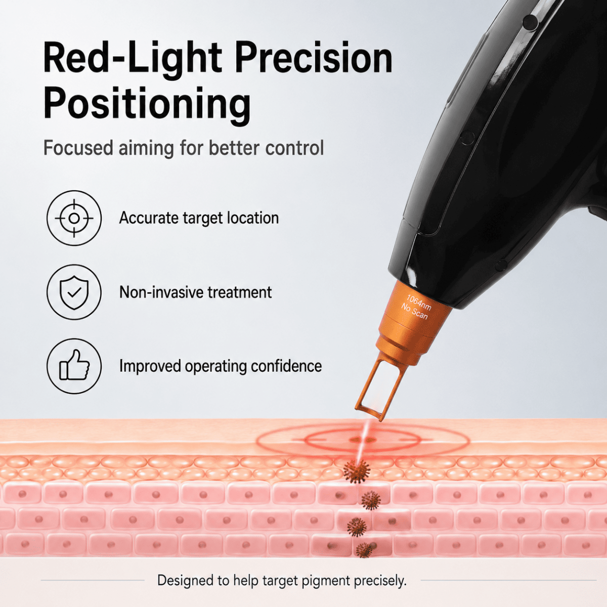 LASER FacialPure 5.0 Ultra – Przenośny Laser Pikosekundowy w Eleganckiej Czarnej Walizce na Kółkach z Dwiema Głowicami do Bezbolesnego, Bezinwazyjnego Usuwania Tatuażu i Makijażu Permanentnego Brwi