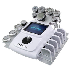 80K 11w1 Urządzenie RF z Kawitacją Ultradźwiękową z 6 Paskami EMS/Lipolaser, Profesjonalny System Modelowania Sylwetki, Antycellulitowy Masażer do Salonu i SPA