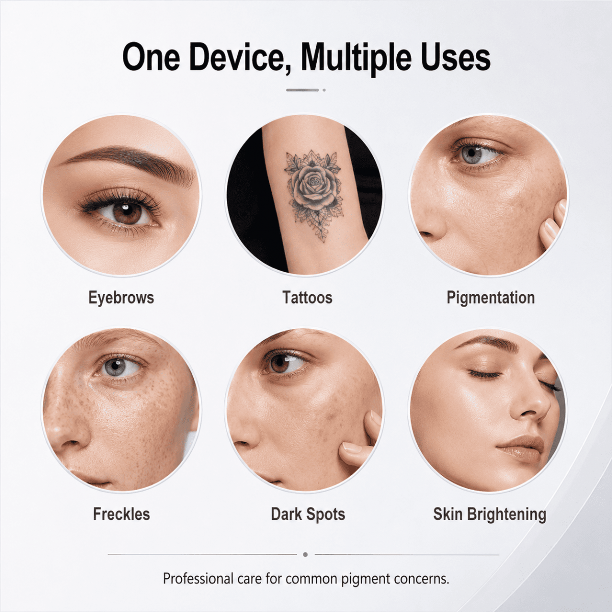 LASER FacialPure 5.0 Ultra – Przenośny Laser Pikosekundowy w Eleganckiej Czarnej Walizce na Kółkach z Dwiema Głowicami do Bezbolesnego, Bezinwazyjnego Usuwania Tatuażu i Makijażu Permanentnego Brwi