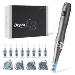 Dr Pen Ultima M8, Profesjonalny Dermapen Mikroigłami, Akumulator USB, Zapasowe Opakowanie Wkładów