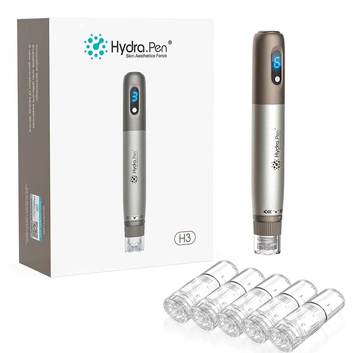 Dr.Pen H3 Hydra Pen Profesjonalny Dermapen do Mikronakłuwania z Automatyczną Infuzją Serum, Ładowany przez USB