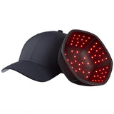 Czapka do terapii czerwonym światłem z 108 diodami LED - naturalny porost włosów, regeneracja skóry głowy i głęboki relaks