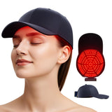 Czapka do terapii czerwonym i niebieskim światłem – 258 diod LED, urządzenie wspomagające porost włosów dla mężczyzn i kobiet, bezprzewodowa konstrukcja