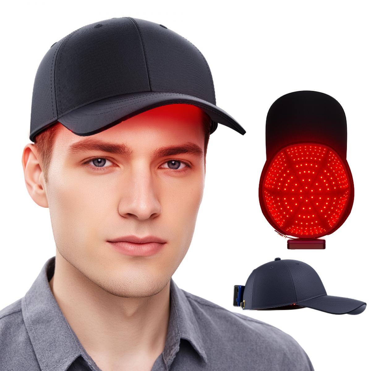 264-diodowa czapka do terapii laserowej LLLT, wysoko skupiona energia docierająca bezpośrednio do korzenia mieszka włosowego (5-8 mm), urządzenie do odrastania włosów