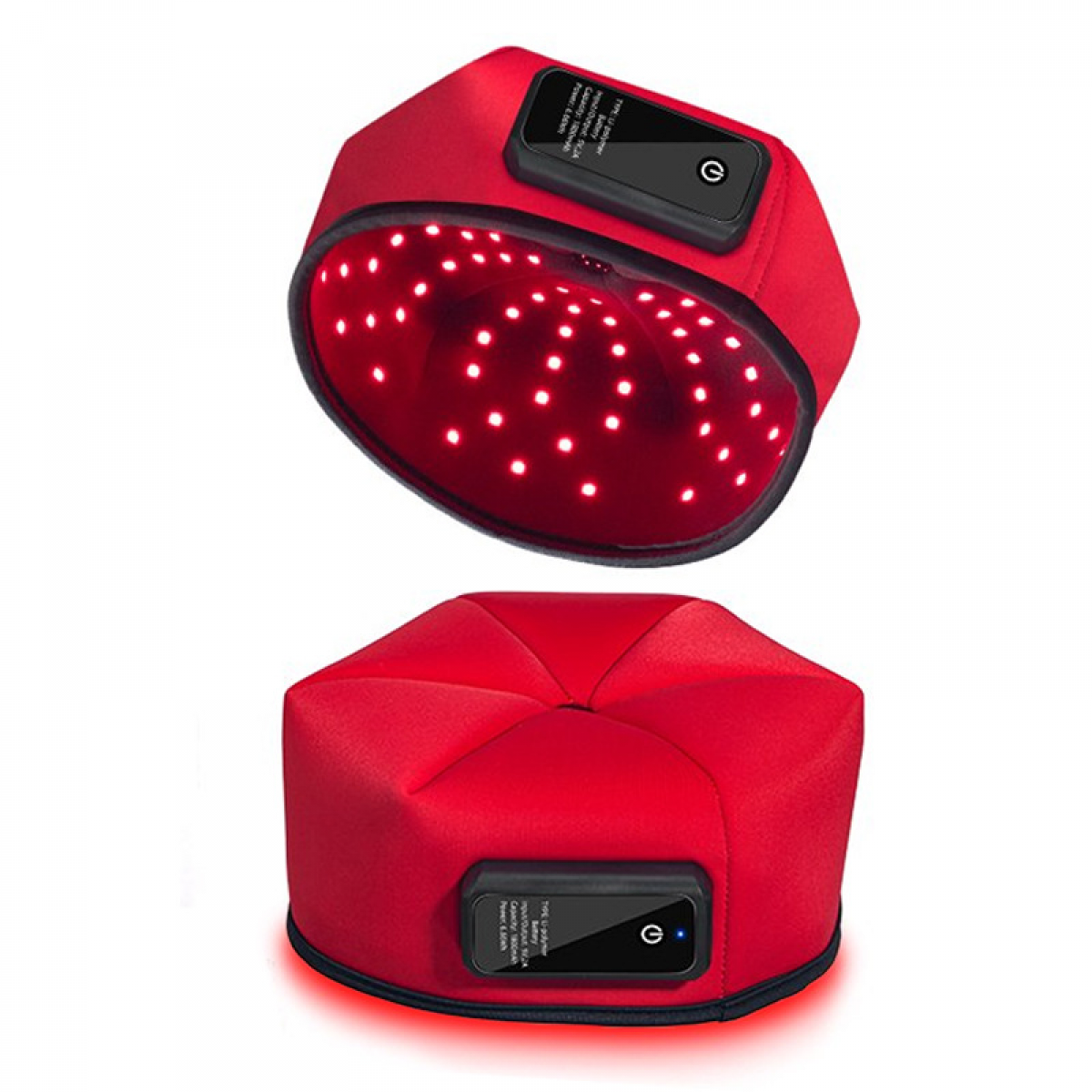 FREYARA bezprzewodowa czapka do terapii światłem z 120 diodami LED – rozwiązanie zatwierdzone przez FDA dla gęstszego i zdrowszego wzrostu włosów, pojemność baterii 1800 mAh, bardziej przenośna