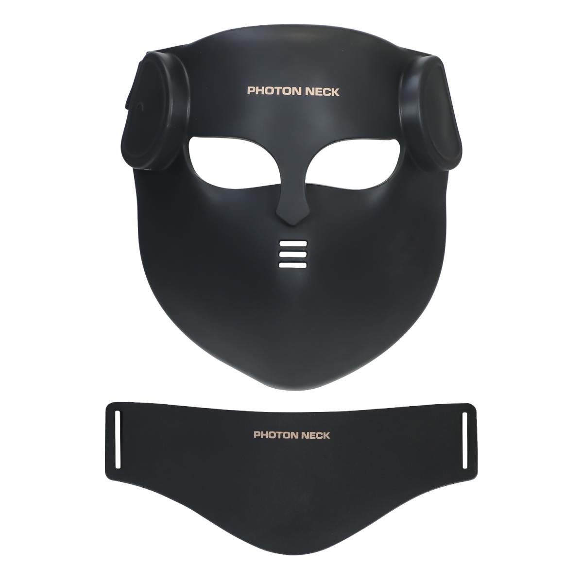 Maska silikonowa LED do twarzy i szyi LED-FacialGlow 4D, profesjonalna terapia światłem LED w 8 kolorach, działanie przeciwstarzeniowe i rozjaśniające, 400 wiązek światła