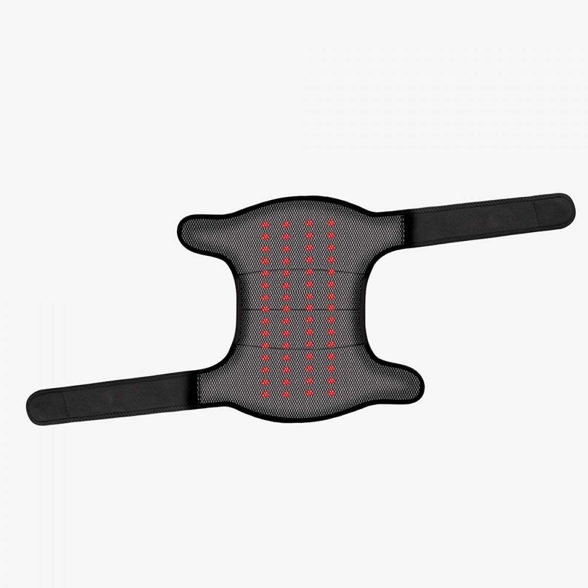Bezprzewodowa opaska na kolano z terapią czerwonym światłem 60 LED, bateria 5000 mAh, funkcja ogrzewania i wibracji dla ulgi w bólu stawów