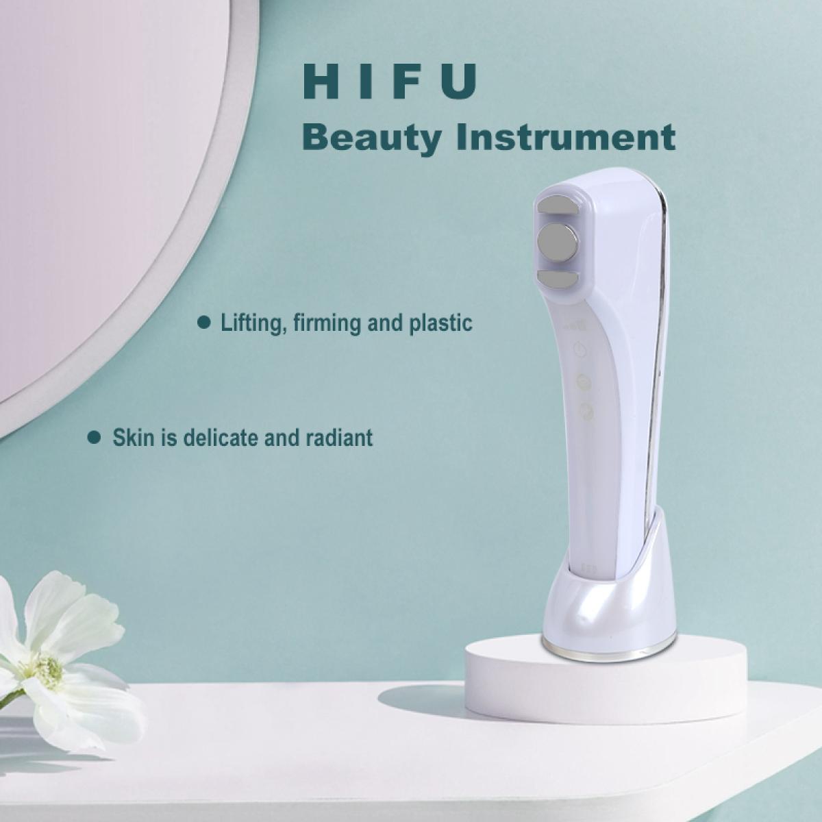 HIFU - FacialDefy 3.0 Lite, urządzenie HIFU 2w1 do twarzy i okolic oczu z mikroogniskowaną ultradźwiękową technologią, stymuluje produkcję kolagenu i redukuje zmarszczki