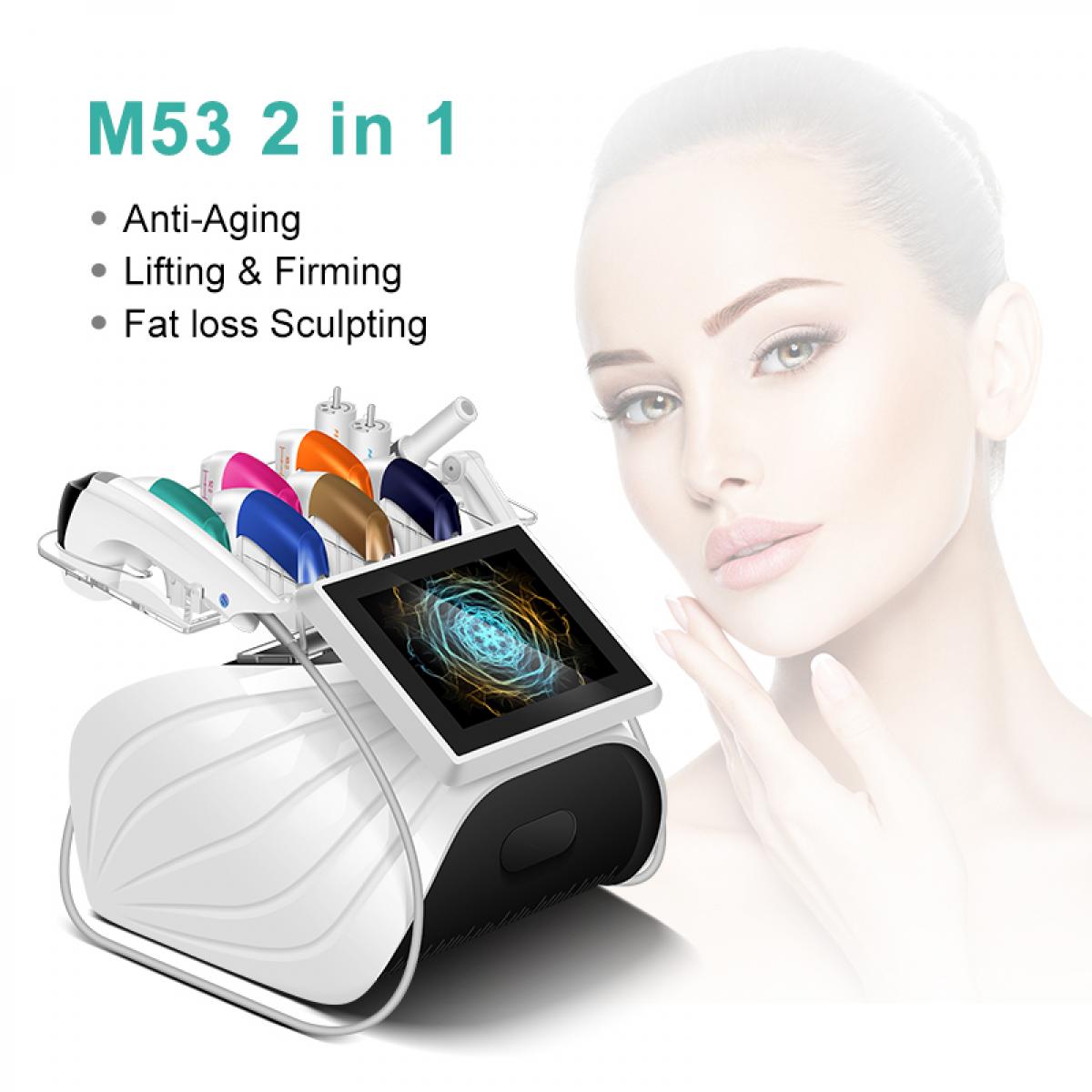 HIFU FacialDefy 5.0, profesjonalne urządzenie HIFU do liftingu twarzy i ciała, ujędrniania skóry oraz działania anti-aging, idealne do domu i salonu kosmetycznego