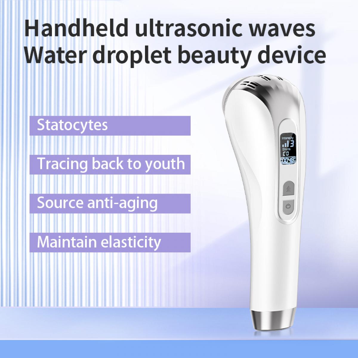 HIFU – FacialDefy 2.0 Max, Przenośne urządzenie liftingujące z ultradźwiękowymi falami typu Water Drop, Aparat z mikroogniskowaną technologią ultradźwiękową