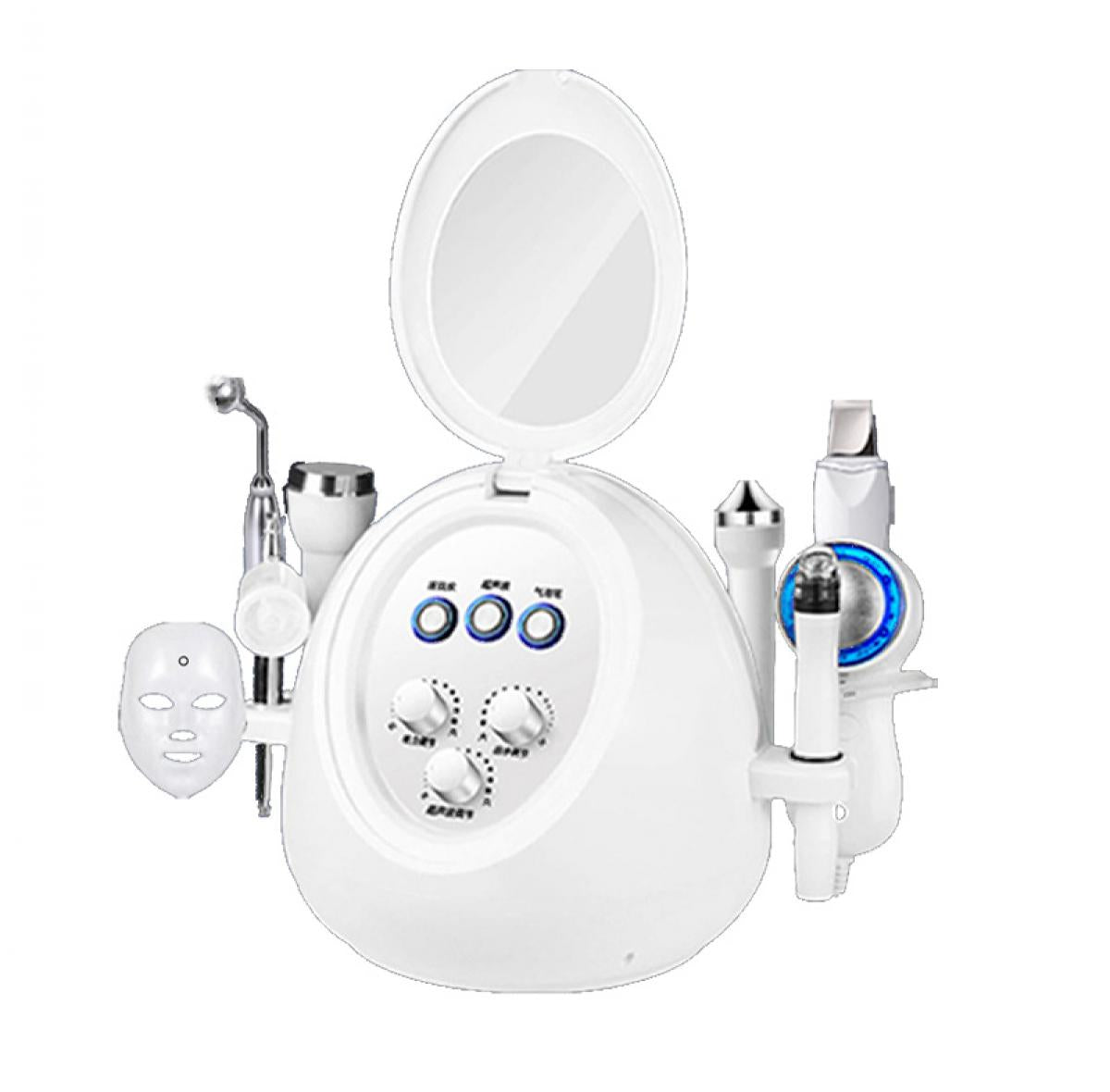 HOBA – FacialClean 8w1 Urządzenie Hydrafacial z Nawilżaniem, Próżniowa Pielęgnacja Skóry z Mikropęcherzykami, Usuwanie Zaskórników i Infuzja, Profesjonalne Efekty Spa w Domu