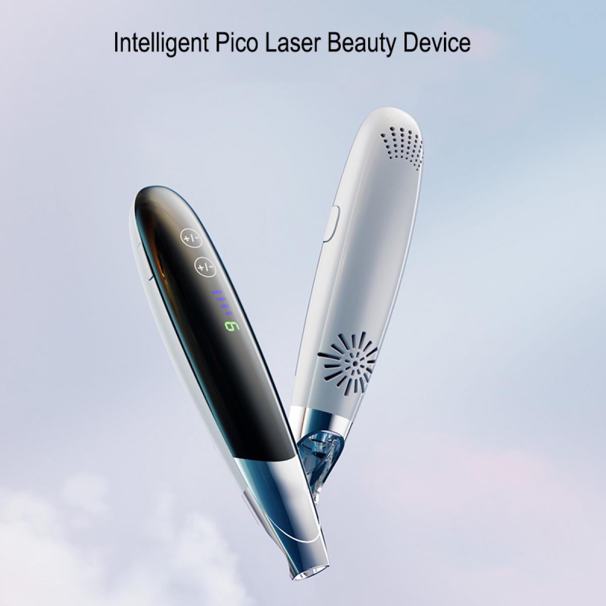 LASER FacialPure LS008, domowe pióro laserowe pikosekundowe z niebieskim światłem pozycjonującym, do usuwania piegów, tatuaży brwi, tatuaży oraz przebarwień skórnych