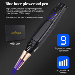 Pikosekundowy Laserowy Usuwacz Tatuażu i Znamion FREYARA LASER FacialPure Lite Plus z Niebieskim Światłem do Użytku Domowego – Redukcja Widoczności Tatuaży, Znamion i Wygładzenie Skóry