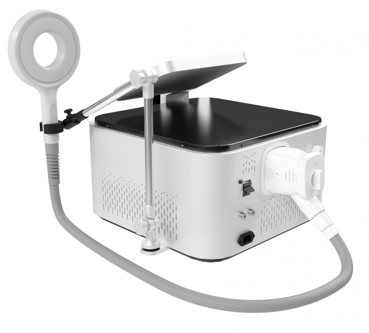 Urządzenie do Fizjoterapii z Pierścieniem Magnetycznym – Impulsowa Terapia Polem Magnetycznym na Ból, Bezinwazyjna Głęboka Terapia 0–5T, 1–50Hz, Przenikanie 10 cm – Na Plecy, Stawy, Mięśnie i Artrozę