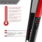 Prostownica do Włosów Tytanowa Prostownica 1", 120 ℃ -230 ℃ MCH Szybkie Nagrzewanie