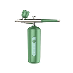 Aerograf do Twarzy z Tlenem, Parownik z Tonerem Nano, Rozpylacz 0.3mm, Akumulator USB