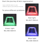 7 Kolorowa Terapia Swiatłem LED Maszyna do Pielęgnacji Twarzy, 178 Kulek Swietlnych, z Nano Sprayem Parowym, Fotodynamiczny PDT Light Urządzenie Kosmetyczne